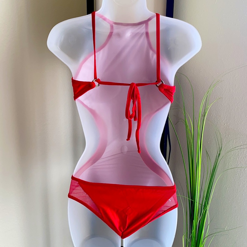 ✨ BIKINI swimwear one piece red - Picture 5 of 6